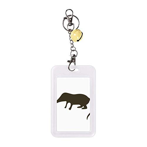 Badge de protection pour carte de crédit anti scan - Style musaraigne noire