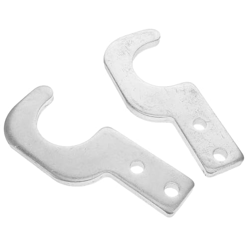 Veemoon Ganchos para Tablones de Andamio Bloqueo de Seguridad, Acero Resistente, 2 Piezas, Soporte Seguro para Escalones en Construcción, Accesorios para Sistemas de Andamios
