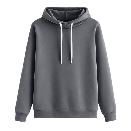 Sudadera de hombre y mujer gris L con sombrero deportivo cómodo para gimnasio