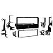 Metra 99-8206 Single DIN Installation Kit for 2001-2007 Toyota Highlander/4 Runner,Black