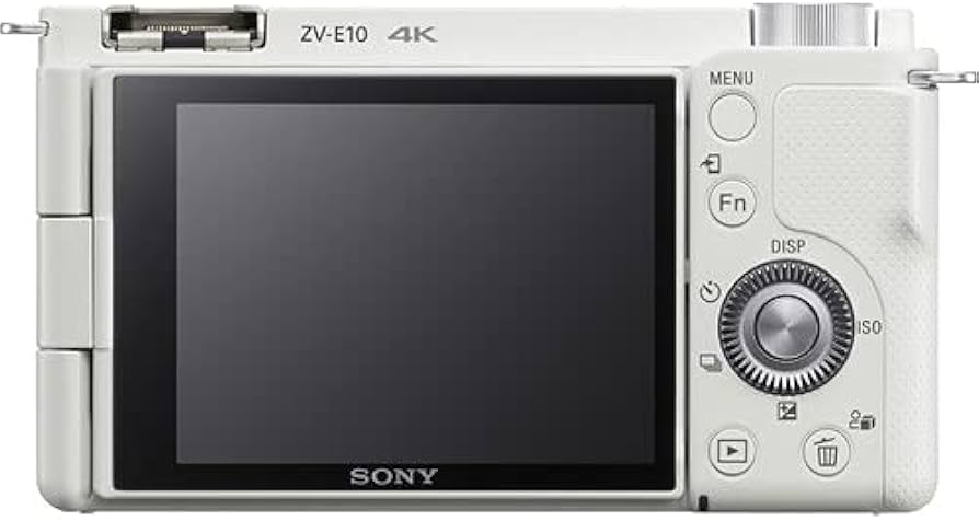 Amazon.com : Sony Alpha ZV-E10 Mirrorless Camera (White