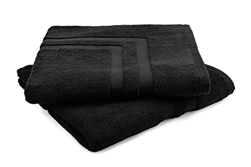 Akti Premium Bath Mats For Bathroom, High Gsm Of 820 Cotton Bath Mat For Tub, 22X34 Inches Floor Mat, Quick Dry, Super Absorbent, Soft & Fluffy Shower Mat – Charcoal Grey Bath Mat (Pack Of 2) #TOP2