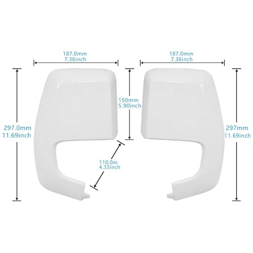 Capuchon de rétroviseur Transit cassé coque remplacement miroir aile 12-20 - 2
