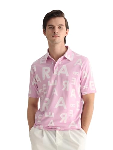 Image of Rare Rabbit Regular fit Monogram Print Polo