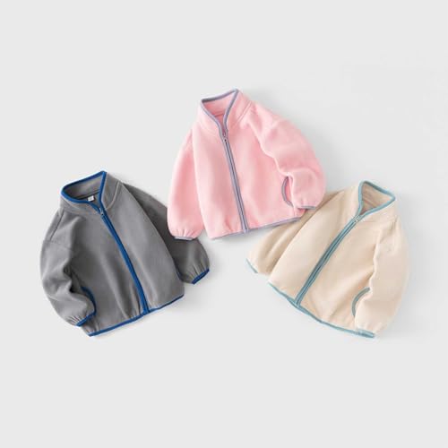 Girls Fleece Jacket Soft Warm Winter Coat Full Zip Sherpa Outwear Cute Teen Windproof Sweaters Sweatshirt With Pockets2