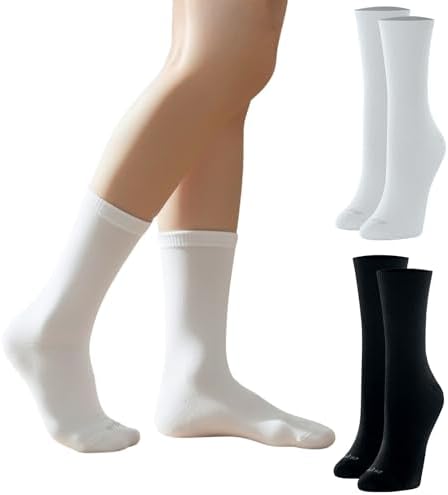 Kit 2 Meias Cano Alto Lisa Confortável She By Mash Feminina Adult...