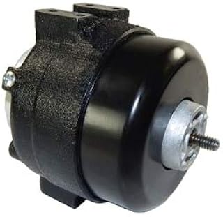 Unit Bearing Motor: Cast Iron Frame, Rear/Double Foot Mounting, 16 W Output, 230V AC, CWLE - 1 Each