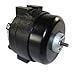 Unit Bearing Motor: Cast Iron Frame, Rear/Double Foot Mounting, 16 W Output, 230V AC, CWLE - 1 Each