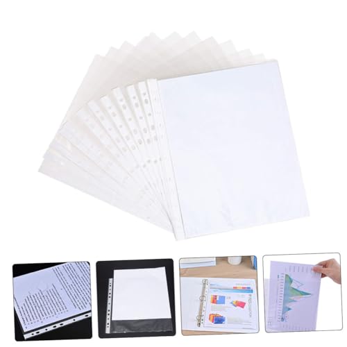 Pochettes transparentes perforées sans acide pour préserver vos documents - 7