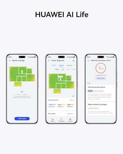 Router WiFi Mesh 3+, Wi-Fi 6 a doppia banda AX3000, Wi-Fi per tutta la casa, oltre 250 connessioni di dispositivi, roaming senza interruzioni, penetrazione delle pareti, controllo parentale - Powerline - Immagine 6
