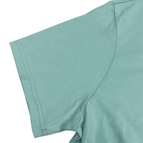 Lookface Women Graphic Tees Printed Graphic T-Shirts Light Green Medium thumb #1