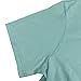 LOOKFACE Women Graphic Tees Printed Graphic T-Shirts Light Green X-Large