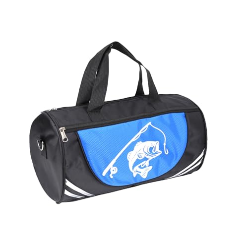 Mochila de accesorios de pesca con organizador multifuncional y correa ajustable antifatiga