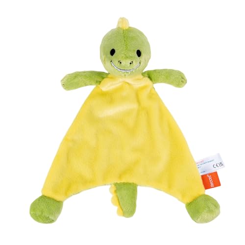 Image of HECCEI Baby Security Blanket Soft Animal Lovey Snuggle Toy, 14 in Dinosaur | BPA-Free, non-toxic, Safe for Baby, Durable, Machine Washable, Stuffed Animals, Baby Shower Gifts