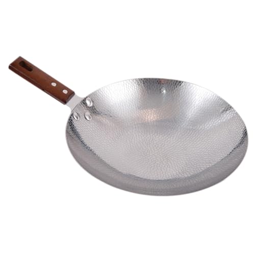 Wok de acero inoxidable con mango de madera Mikinona miniatura 1