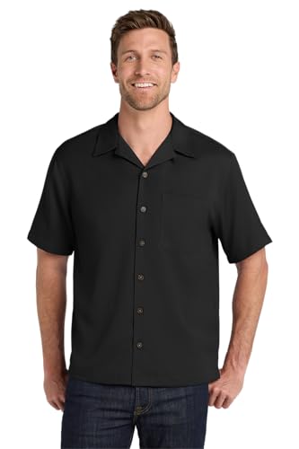 Port Authority Men's Easy Care Short Sleeve Button-Down Camp Shirt