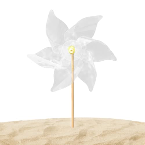 Mulino a vento per cortile, girandole fatte a mano, divertente attività creativa, colora il tuo mulino a vento per giardino all'aperto bambini prato progetti artigianali