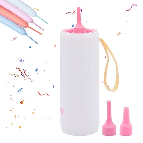 OBEST 電動バルーンエアポンプ 細長風船 空気入れ 長いバルーン用 エアポンプ 風船空気入れ 魔術風船 数字/文字/ラテックス形状のバルーン用 自動送風 結婚式 誕生日 子供会 イベント パーティー バルーンエアポンプ