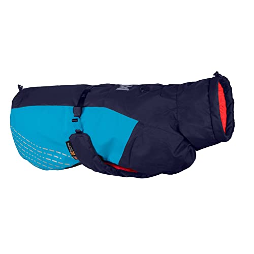 Non-stop dogwear Glacier Jacket 2.0 |322| Leichte und Funktionelle, warme Jacke, Farbe:Blau/Orange, Größe:50 Cover
