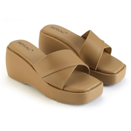 Image of MOSAC Trending Stylish Fashion Sandal Casual Platform Wedges Heels Sandals For Womens & Girls
