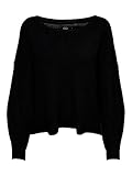 Strickpullover ONLY Damen ONLHILDE Life L/S KNT NOOS Pullover, Black, S