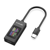YEREADW – YEREADW USB C Tester Messgerät Strommessgerät Multimeter Typ