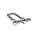 MarineNow 316 Stainless Steel Long D-Shackle Marine Grade Choose Size and Pack Quantity (06 mm, 05-Pack)