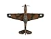 Daron Worldwide Trading P-40 Warhawk Hell's Angels 1:90 Vehicle, Brown , Black, Medium