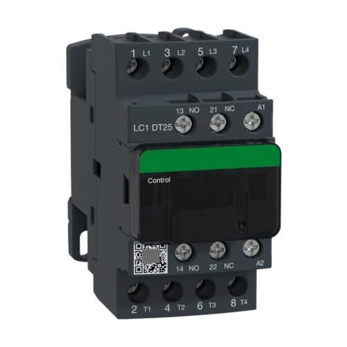 Contacteur LC1DT25F7 AC aimanté noir 4NO 4 pôles 25 ampères