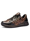 ARA Zapatillas Osaka 2.0 para Mujer, Color Negro, nueces, Moca, 35 EU Ancho, Negro Tuercas Mocca, 35 EU Ancho