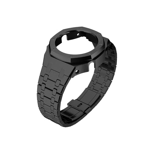 Kit Modification Casio GMA-S2100 en Acier Noir | Boîtier Lunette et Bracelet Métal
