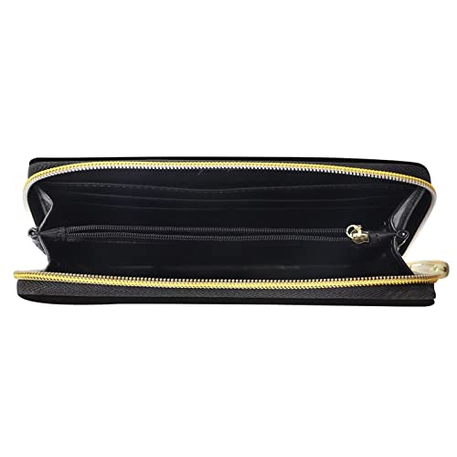 Image of Showudesigns Fashion Animal Women Men Leather Wallet Clutch Bag Long Purse Organizer, Koala Galaxy, One Size