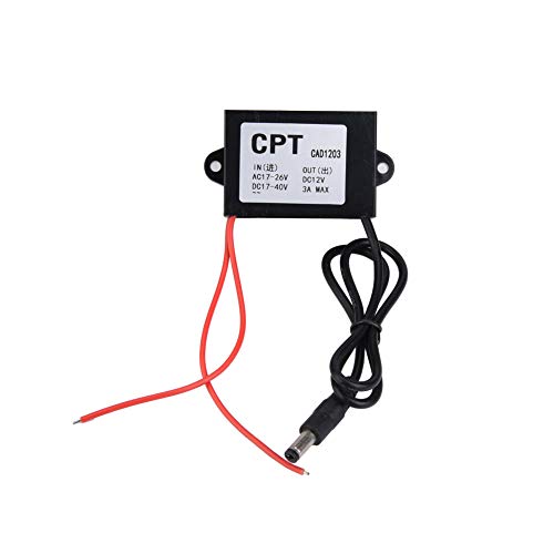 Convertidor de Potencia ACDC Convertidor de Fuente de Alimentación de 24 V, Convertidor de Fuente de Alimentación de CA A CC A Regulador Ajustable de 12 V para Monitor
