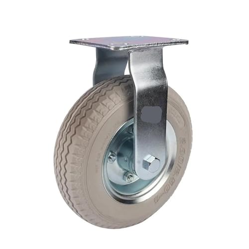 Roues fixes en mousse PU de 8 pouces pour chariots de jardin
