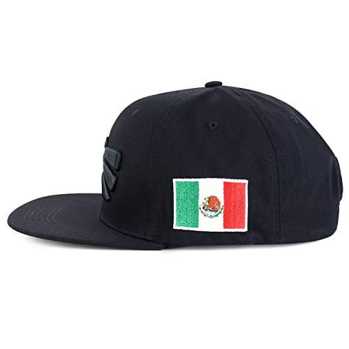 Image of Hecho En Mexico Eagle 3D Embroidered Flat Bill Snapback Cap