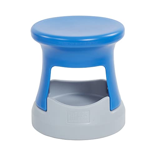 Image of ECR4Kids Active Storage Wobble Stool, 15in Seat Height, Childrens Furniture, Blue /Light Grey