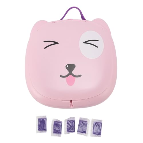 Image of TOPINCN Children Travel Toilet Seat, Portable Foldable Potty Seat with Storage Bag, for Car Driving Camping Travel Toddler Portable Potty Trainer (Pink)