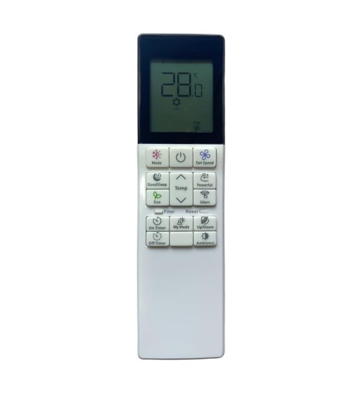 Generic AC Remote No. 272 Compatible-Replacement for Hitachi AC Remote Control (White)-PID58202-image-20
