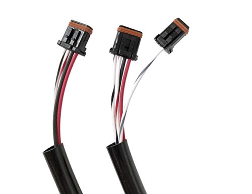 "Handlebar Wiring Wire Extension Harness Compatible with 2011 and Newer Harley-Davidson models CAN Circuit (12")"