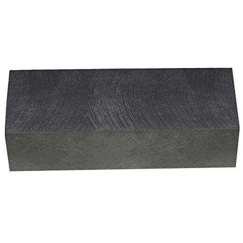 High Purity EDM Graphite Plate, 99.9% Pure Graphite Ingot Block 100mm x 50mm x 25mm, Ideal for Milling, Surface Melting, Casting Moulds