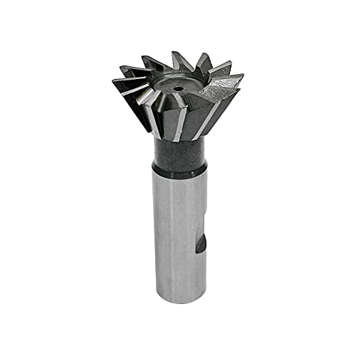 1-3/8'' X 60 Degree Premium HSS Dovetail Cutter Milling High Speed Steel 5/8'' Shank Diameter