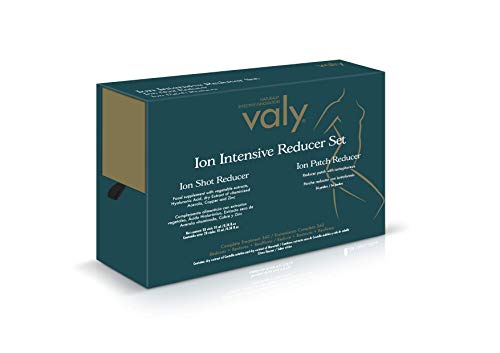 Valy Cosmetics Ion Intensive Reducer Set tratamento intensivo redutor de gordura e celulite 56 remendos 28 frascos