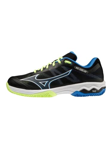 Mizuno Herren Wave Exceed Light CC Tennisschuhe, Schwarz (Black Neolime Supersonic), 44.5 EU Cover