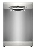 Bosch SMS4ECI28E Serie 4, Lavastoviglie da libera installazione, Home Connect, Diagnostica da remoto, Assistente al lavaggio, Green Collection, Acciaio, 60cm