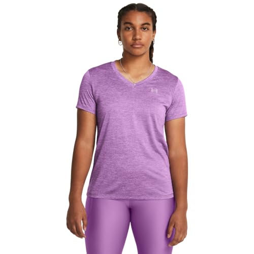Image of Under Armour Women's Tech Twist V Neck Short Sleeve T-Shirt