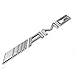 Style Mercedes-Benz AMG Emblem 3D ABS Silver Black Trunk Logo Badge Decoration Gift (Silver)