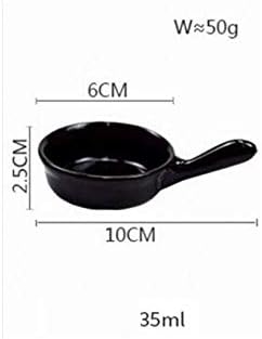 Ceramic Mini Dishes Cute Sauce Dish Solid Color Tableware Dinner Small Plate Bowl Porcelain Dinnerware(A)