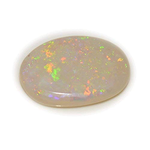 Opale de 10,25 Ratti pierre précieuse blanche naturelle opale de feu chinoise certifiée