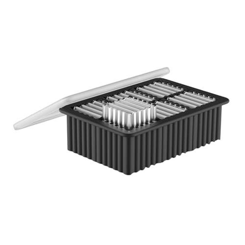 Molde de Hielos de Silicón Moderno con Diseño Rayas 6 Cavidades miniatura 1