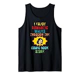 Ich genieße romantische Spaziergänge durch den Comicbuchladen Lustig Tank Top